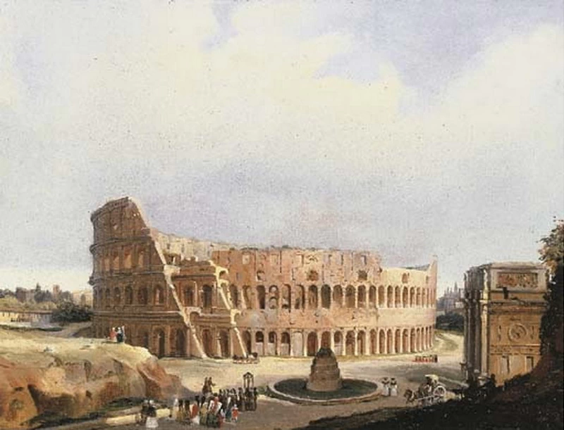 Veduta del Colosseo